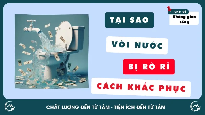 Tại sao vòi nước bị rò rỉ