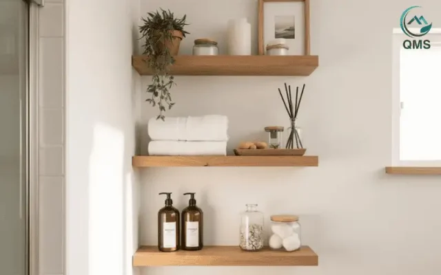 5 cách trang trí phòng tắm với kệ để đồ nhà tắm 2 5 cách trang trí phòng tắm với kệ để đồ nhà tắm