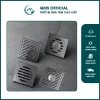 Ga thoát sàn Inox 304 ngăn mùi lọc rác QMS 12 ga thoát sàn