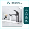 Vòi Rửa Mặt Nóng Lạnh QMS Trụ Bằng Sơn Tĩnh Điện 12 Vòi rửa mặt nóng lạnh