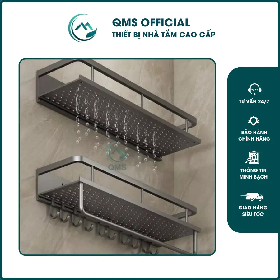 Kệ để đồ phòng tắm, nhà bếp QMS 4 Kệ để đồ